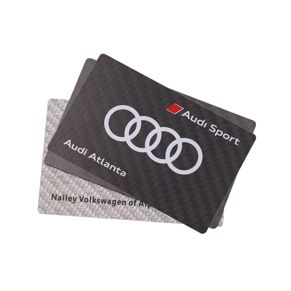 Custom Carbon Fiber Business Cards with logo Printing