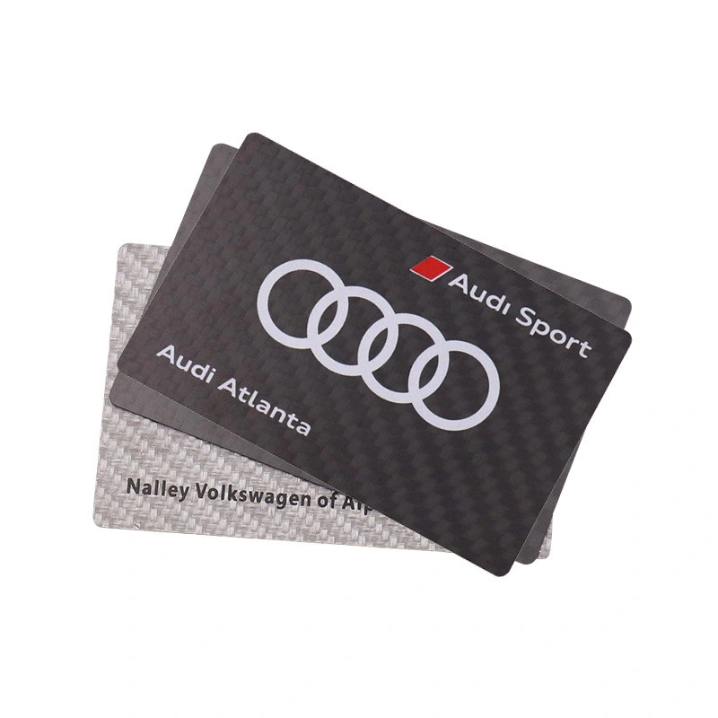 Custom Carbon Fiber Business Cards with logo Printing