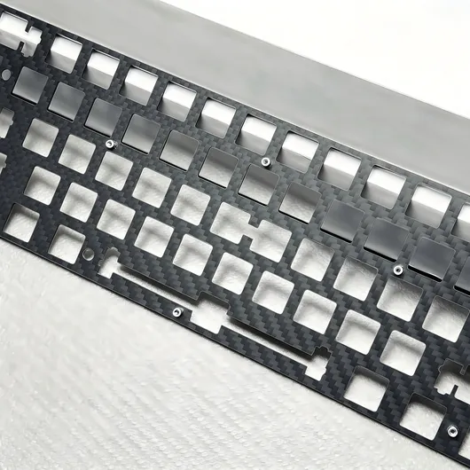 Premium Custom CNC Carbon Fiber Mechanical Keyboard Plates