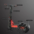Foldable High-Power E-Scooter | 65km Long Range & IP55 Waterproof