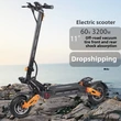 Adult High-Power E-Scooter| Double Shock Absorbing |  Foldable Design 
