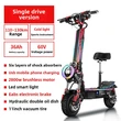 5600W Dual Drive E-Scooter  | 11-Inch Airless Tires | 200kg Load