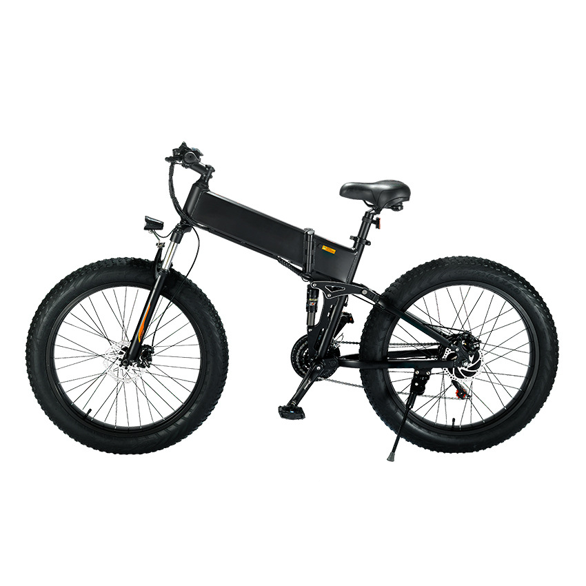26 inch fat tire electric folding assisted electric mountain bike