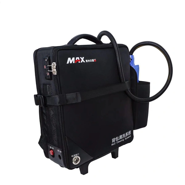 50w  Backpack Handheld Fiber Laser Rust Removal Cleaning Machine