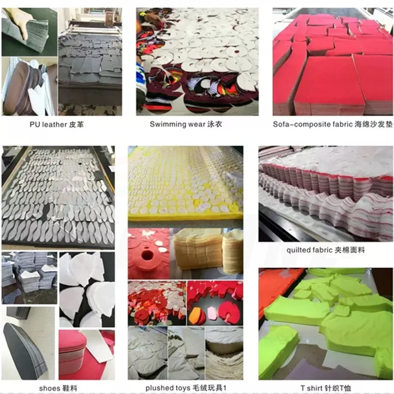 Computer Automatic Fabric Cutting Machine for Shoes Bra Leather ect