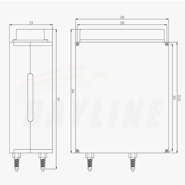 Raycus Laser Source 20W 30W 50W RFL-P20/30/50QBI Fiber Laser