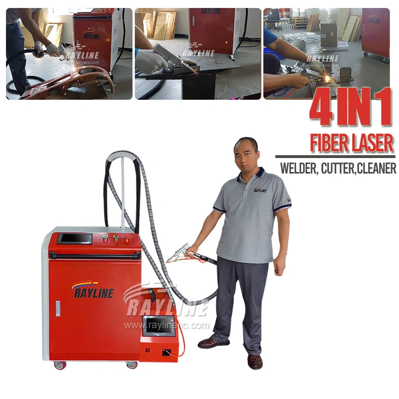 4 in 1 Laser Weder Cutter Cleaner 1kw 1.5kw 2kw 3kw Factory Supply 