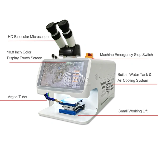 Soldadora láser automática de joyería de 200w para láser de metal de acero