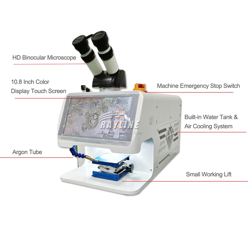 Soldadora láser automática de joyería de 200w para láser de metal de acero