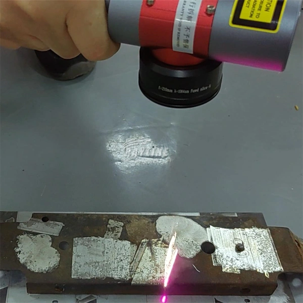 ручная машина для лазерной очистки лазерное удаление ржавчины с помощью лазерной пушки