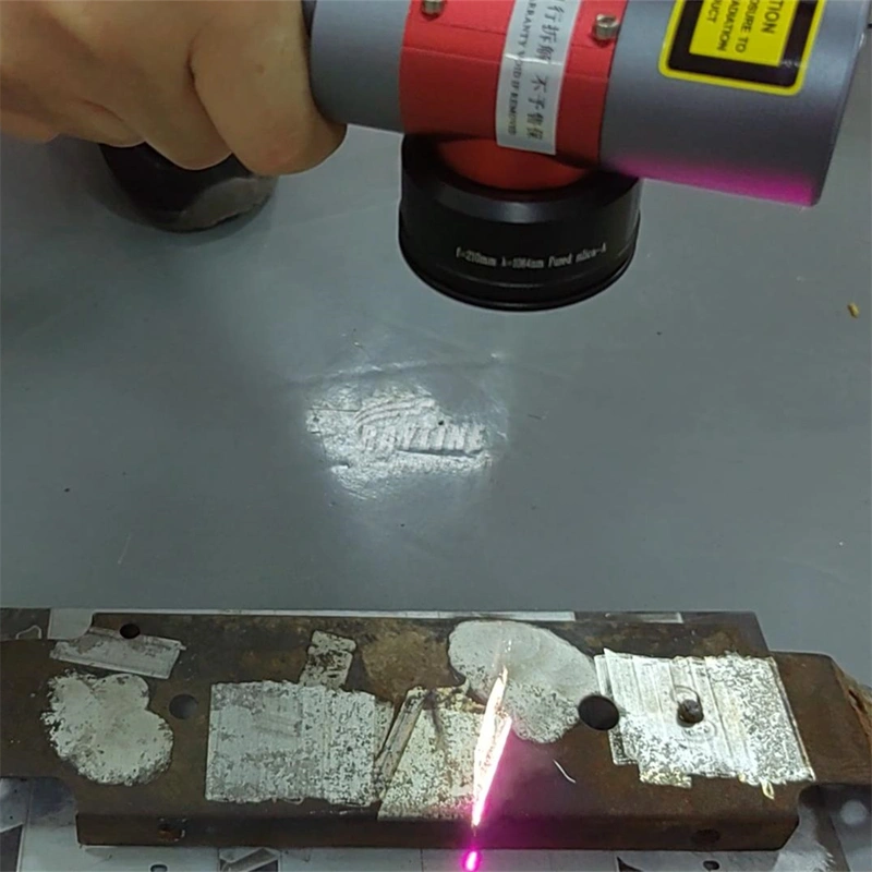 ручная машина для лазерной очистки лазерное удаление ржавчины с помощью лазерной пушки