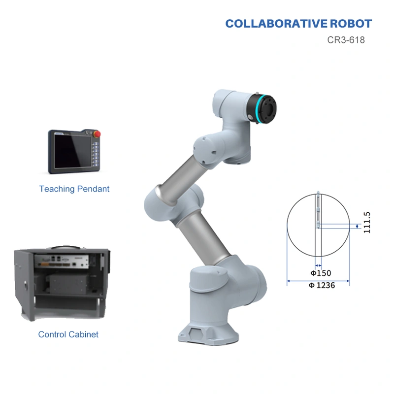 Lightweight Collaborative Robot 3kg for Educational Research and STEM Programming Training High Precision Lab Arm