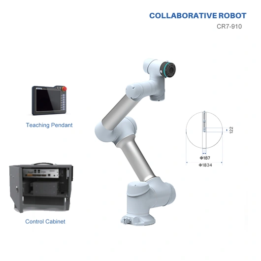 All-in-One Collaborative Robot for Furniture Sanding and Wooden Panel Polishing Industrial Grade 7kg Payload Arm