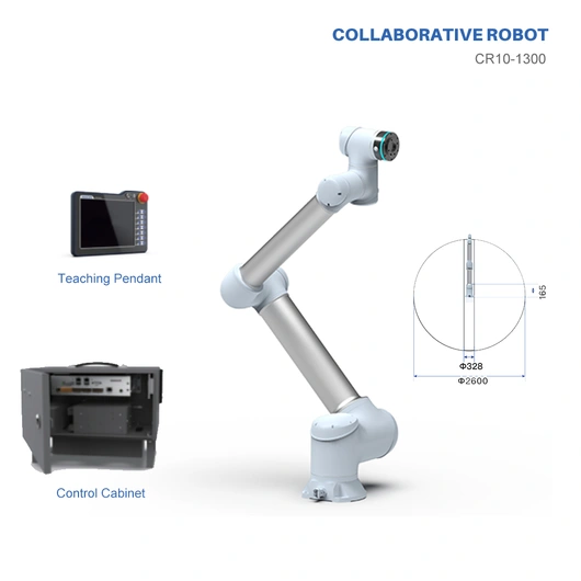 Intelligent 6 Axis Collaborative Robot for Complex Space Assembly & Aerospace Part Inspection | Advanced Cobot