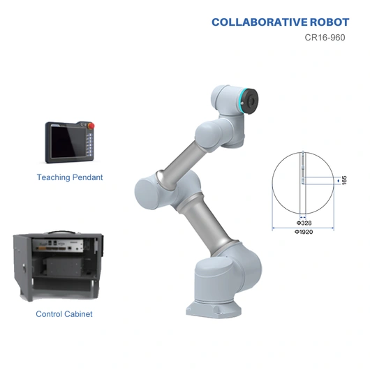 Compact Collaborative Robot for Mobile Agv Integration and Warehouse Navigation System Industrial 16kg Payload Arm