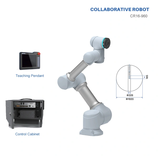 16kg Collaborative Robot for Mobile AGV & Warehouse Navigation | Compact Arm