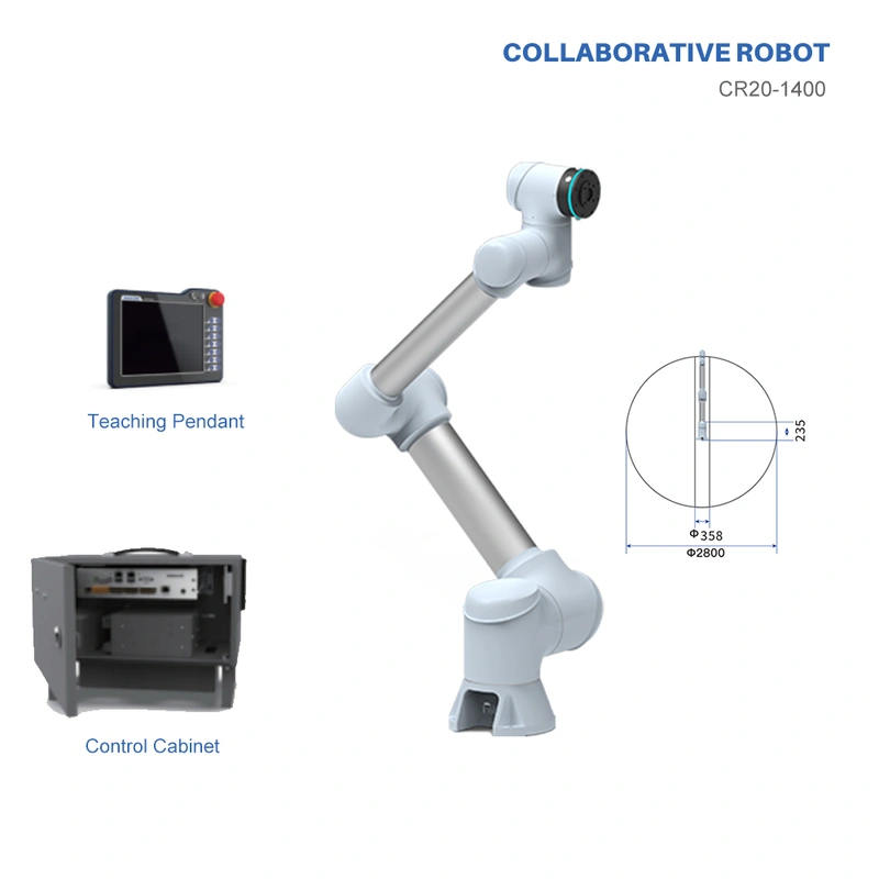 Industrial 20kg Collaborative Robot for Screen Bonding | Glass Handling Arm