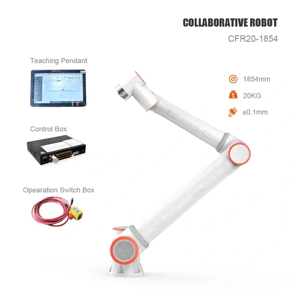 Collaborative Robot Cobot 20kg Payload Lightweight Robotic Arm CE ISO for Factory Automation