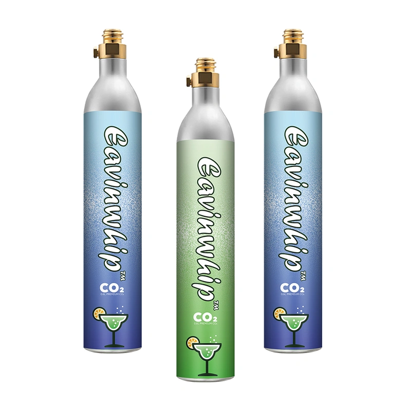 Food Grade   Eavinwhip™ 0.6L 425g Carbon Dioxide Gas Cylinder