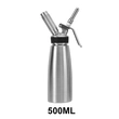 Wholesale Dessert Tools 500ml Aluminum Cream Whipped Dispenser