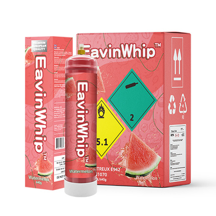  Wholesale Eavinwhip™ 0.95L Watermelon Flavor Cream Chargers 640g Nitrous Oxide Tank 640g Watermelon Flavor Gas Cylinder 
