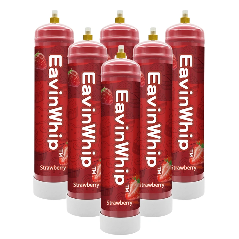 Highest Selling High Quality 640g Strawberry Flavor Gas Cylinder 