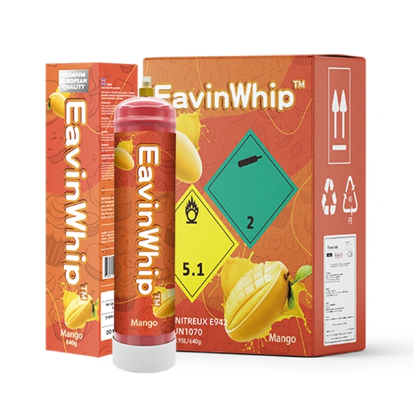 Highest Selling High Quality 640g Mango Flavor Gas Cylinder 