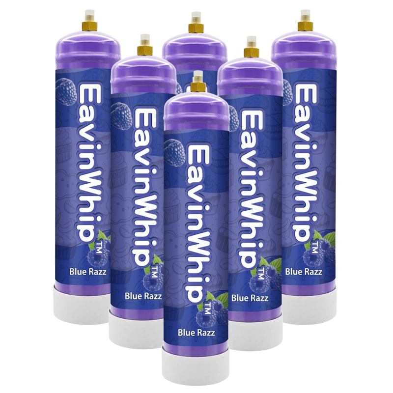 Highest Selling High Quality 640g Blue Razz Flavor Gas Cylinder 