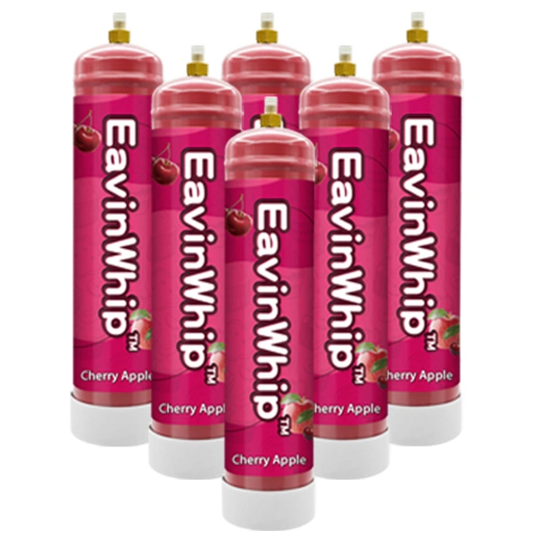 Highest Selling High Quality 640g Cherry Apple Flavor Gas Cylinder 