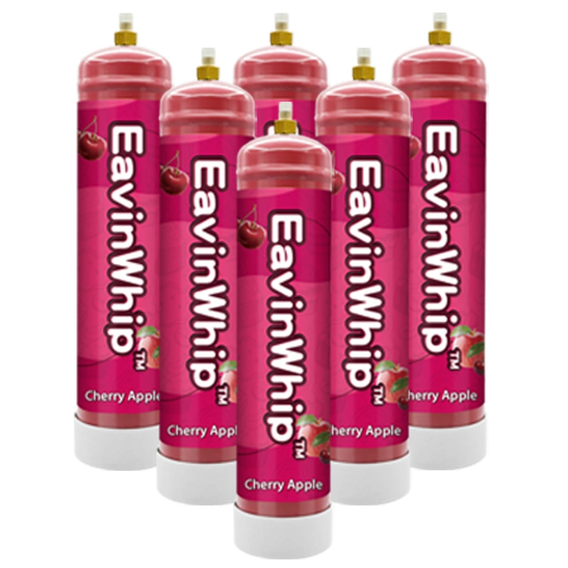 Highest Selling High Quality 640g Cherry Apple Flavor Gas Cylinder 
