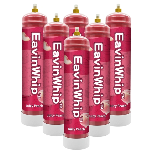 Highest Selling High Quality 640g Juicy Peach Flavor Gas Cylinder 