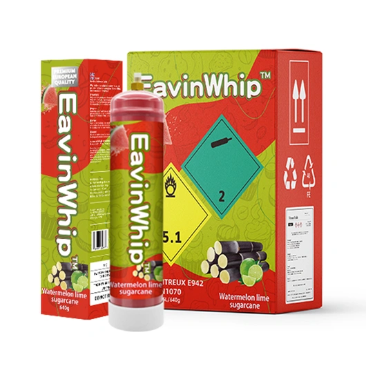 Wholesale Eavinwhip™ 0.95L Watermelon Lime Sugarcane  Flavor Cream Chargers 640g Nitrous Oxide Tank 640g Watermelon Lime Sugarcane Flavor Gas Cylinder 