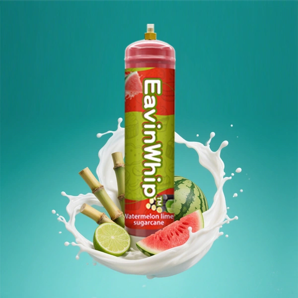 Highest Selling High Quality 640g Watermelon Lime Sugarcane Flavor Gas Cylinder 