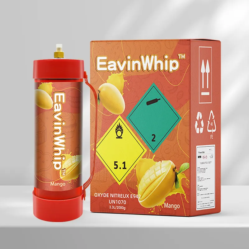 Highest Selling High Quality 2000g Mango Flavor Gas Cylinder 