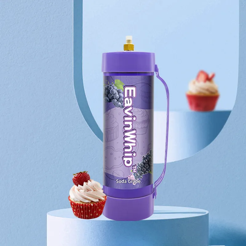 Highest Selling High Quality 2000g Soda Grape Flavor Gas Cylinder 
