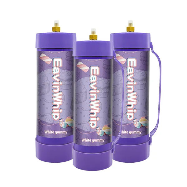 Highest Selling High Quality 2000g  White Gummy Flavor Gas Cylinder 