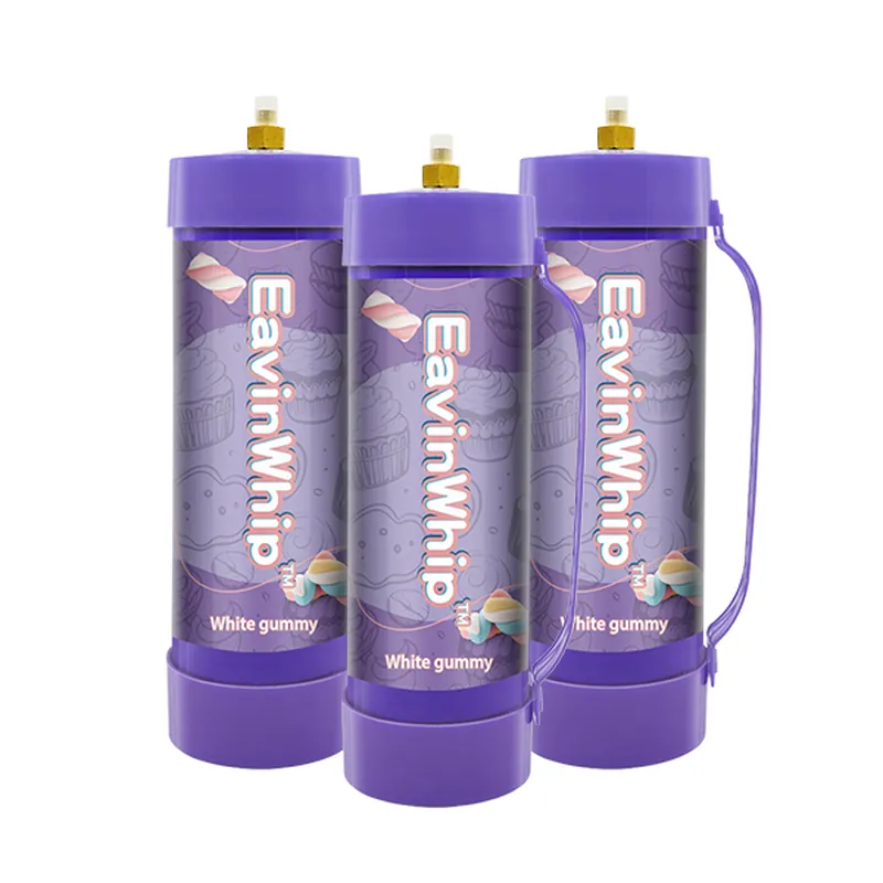 Highest Selling High Quality 2000g  White Gummy Flavor Gas Cylinder 