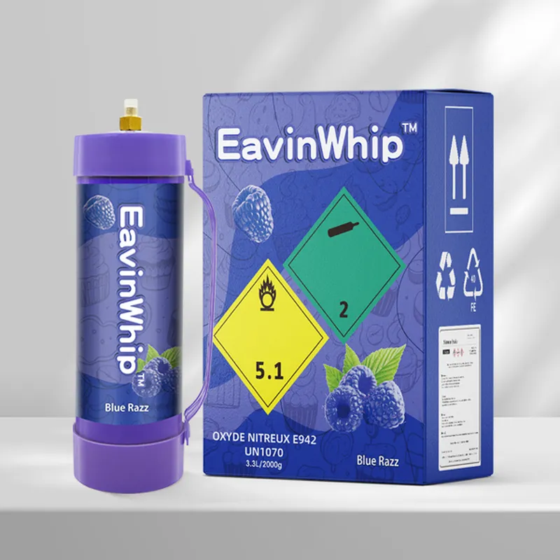 Highest Selling High Quality 2000g  Blue Razz Flavor Gas Cylinder 