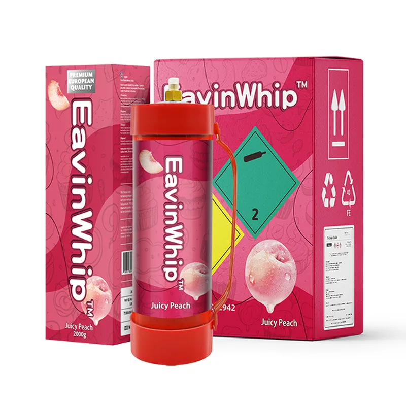 Highest Selling High Quality 2000g  Juicy Peach Flavor Gas Cylinder 