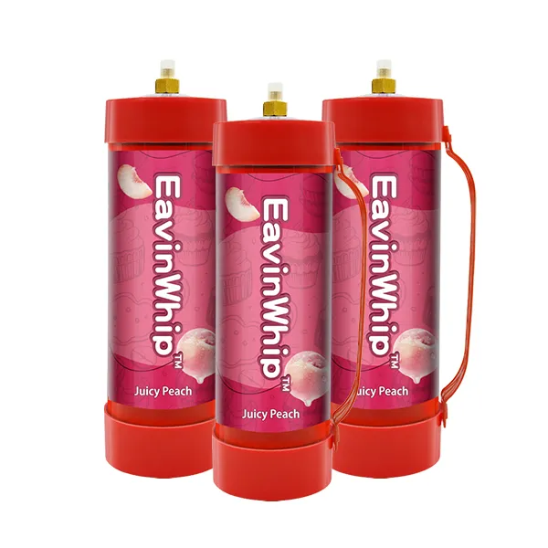 Highest Selling High Quality 2000g  Juicy Peach Flavor Gas Cylinder 