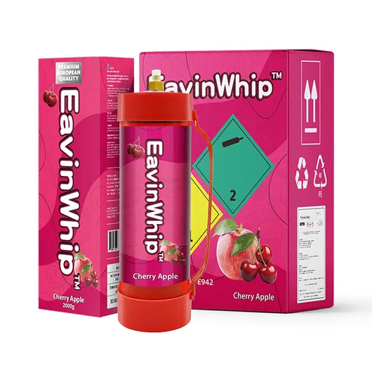 Wholesale Eavinwhip™ 3.3L  Cherry Apple Cream Chargers 2000g Nitrous Oxide Tank 2000g  Cherry Apple Gas Cylinder
