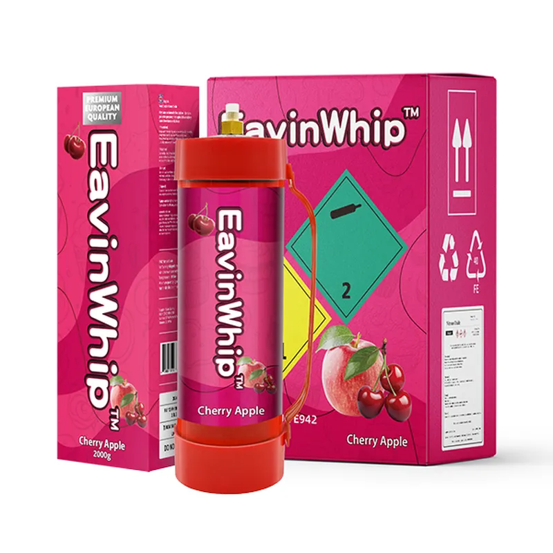 Highest Selling High Quality 2000g  Cherry Apple Flavor Gas Cylinder 