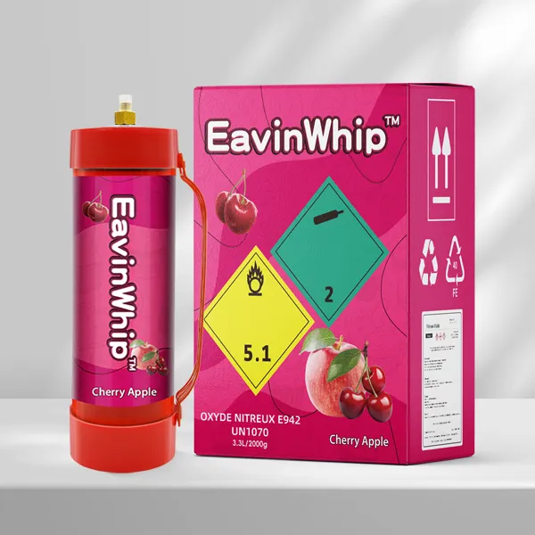 Highest Selling High Quality 2000g  Cherry Apple Flavor Gas Cylinder 