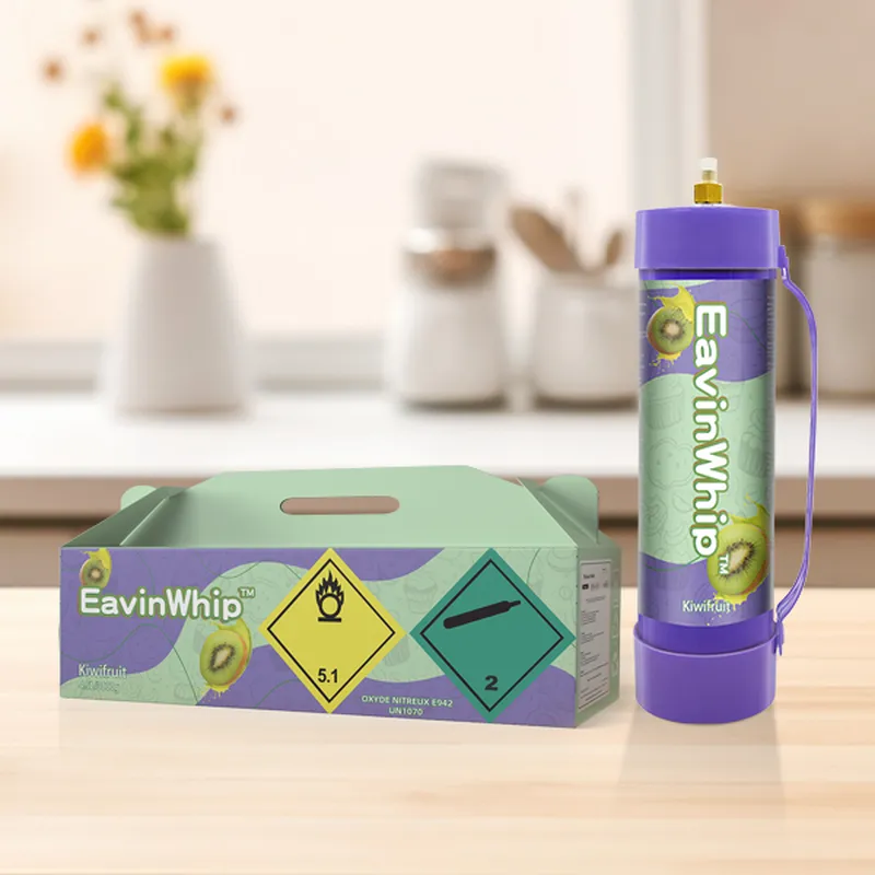 Highest Selling High Quality 3000g Kiwi Flavor Gas Cylinder 