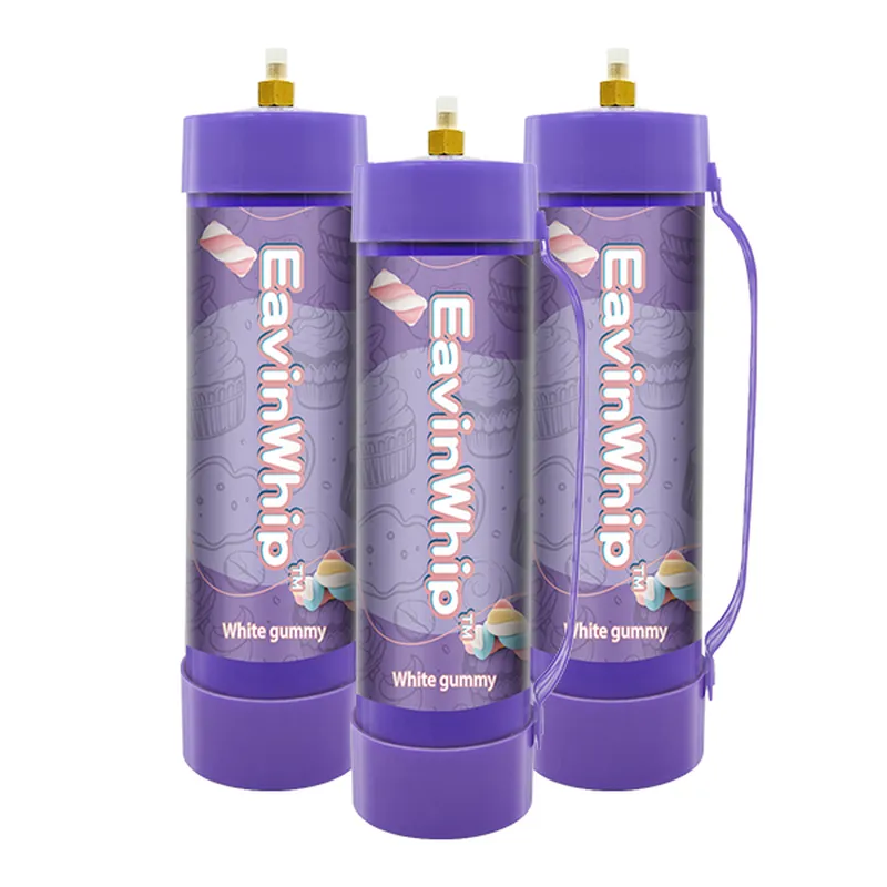 Highest Selling High Quality 3000g White Gummy Flavor Gas Cylinder 