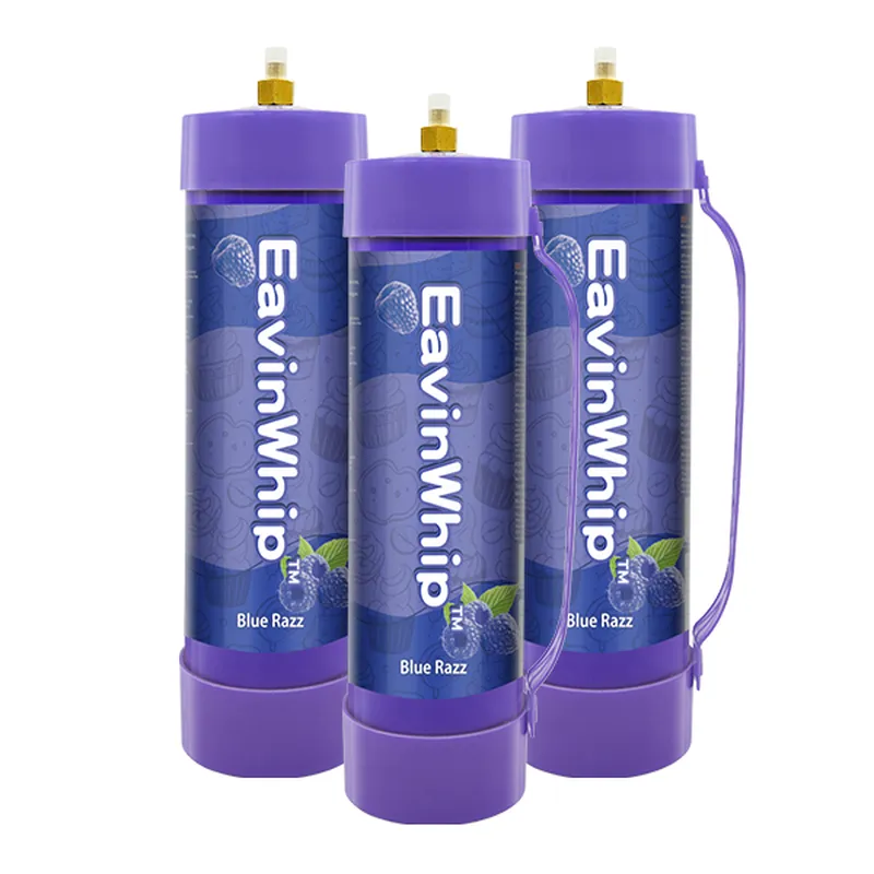 Highest Selling High Quality 3000g  Blue Razz Flavor Gas Cylinder 