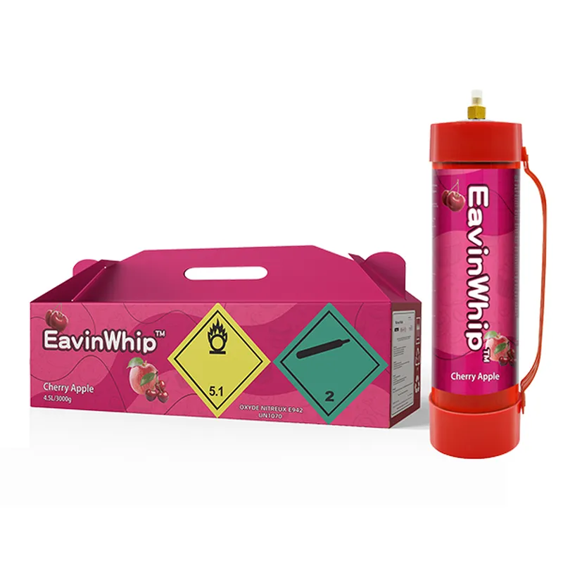 Highest Selling High Quality 3000g Cherry Apple Flavor Gas Cylinder 