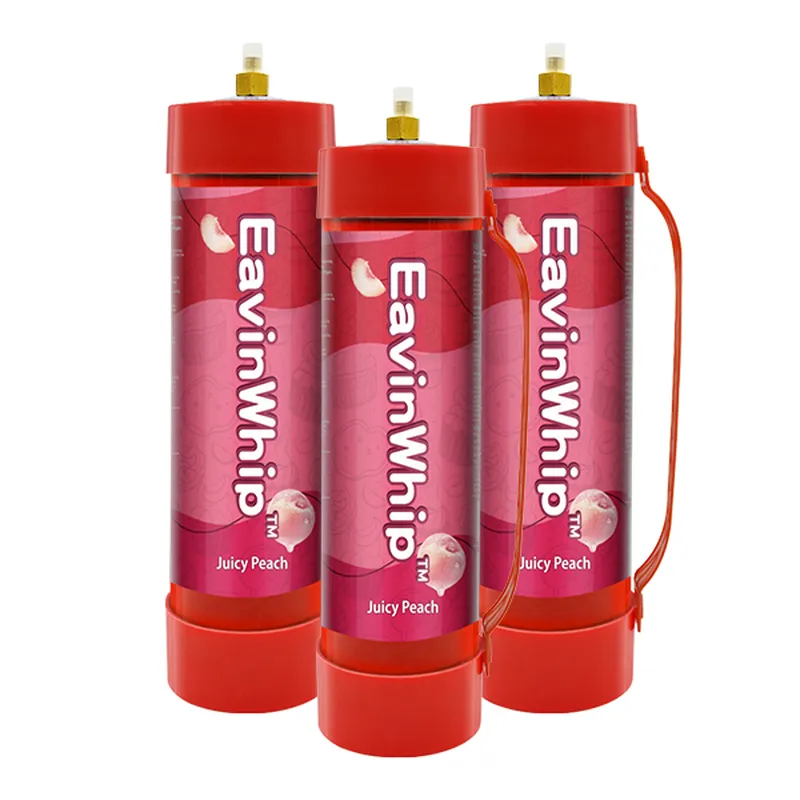 Highest Selling High Quality 3000g Juicy Peach Flavor Gas Cylinder 