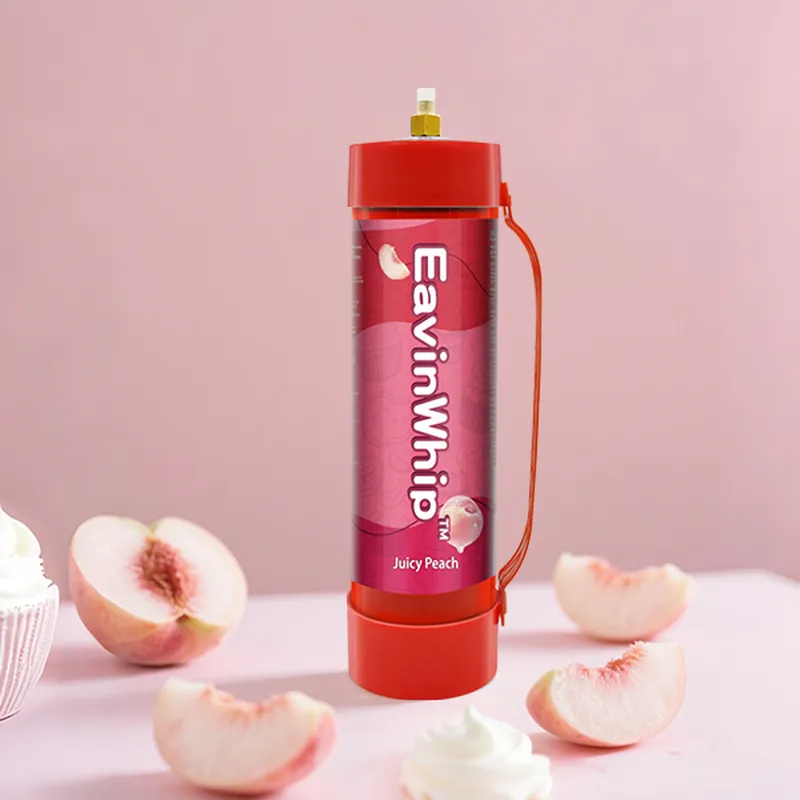 Highest Selling High Quality 3000g Juicy Peach Flavor Gas Cylinder 
