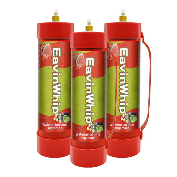 Highest Selling High Quality 3000g Watermelon Lime Sugarcane Flavor Gas Cylinder 